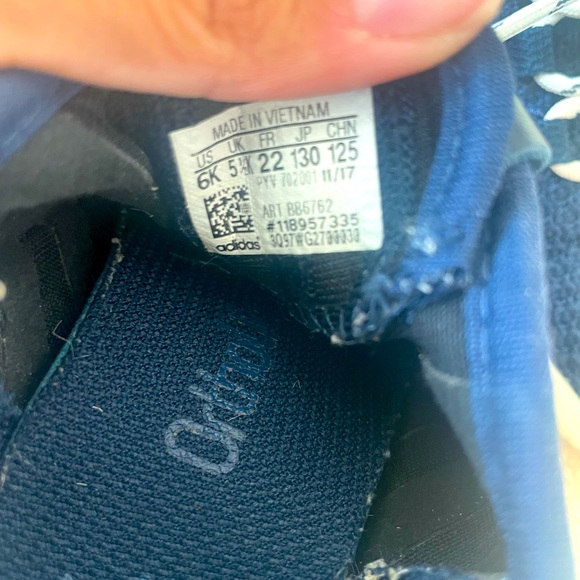 ADIDAS Ortholite baby/toddler navy blue - Picture 4 of 4